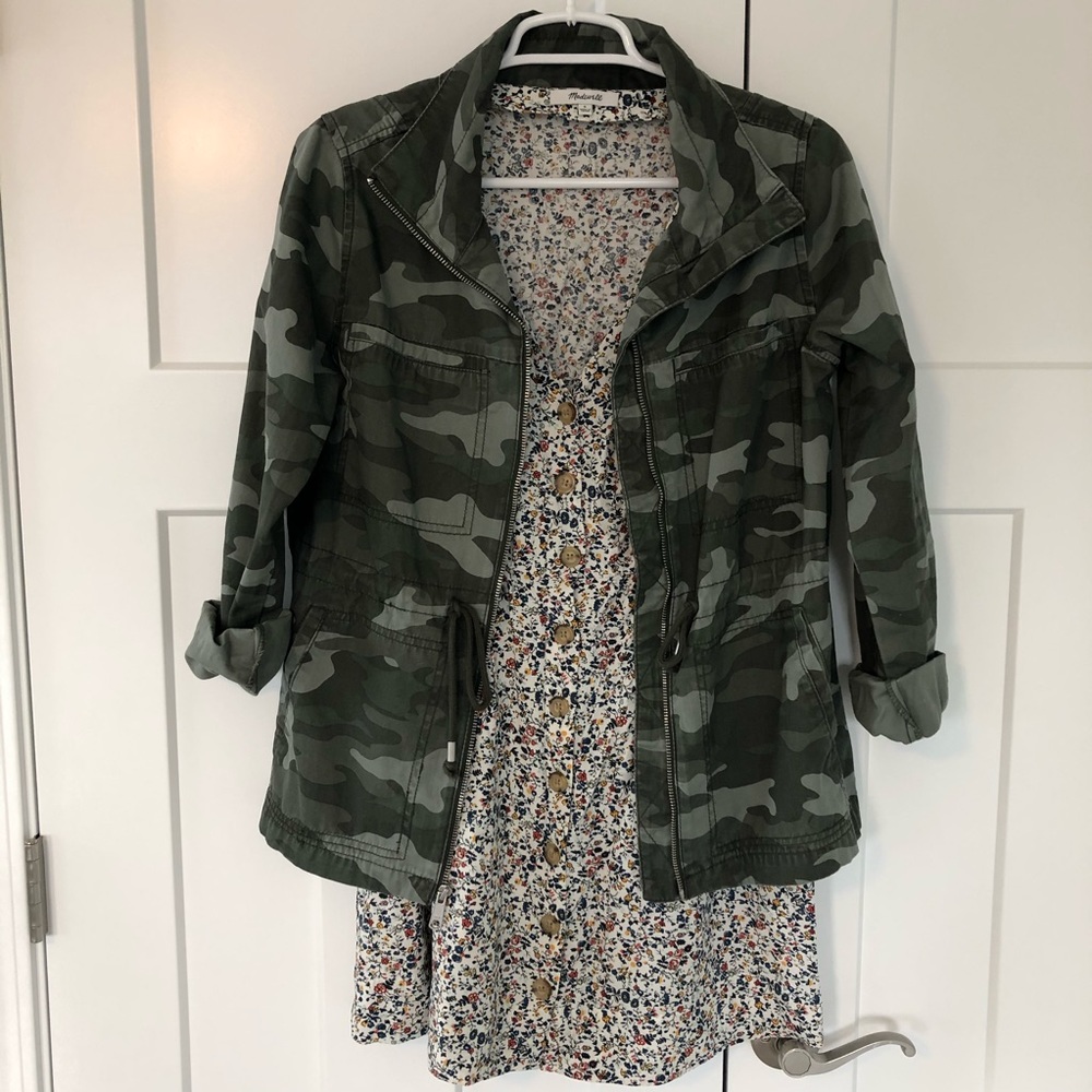 Camouflage jacket, size small